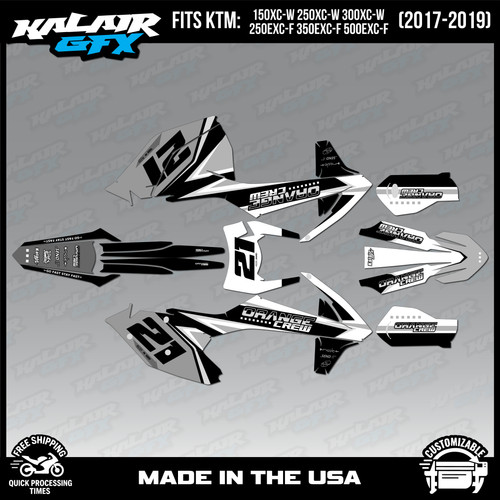 Graphics kit for ktm - graphics,