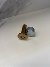 Floor Mounted Magnetic Pop Up Door Stop  Nickel Plated Pin (brass) x2 RRP£50