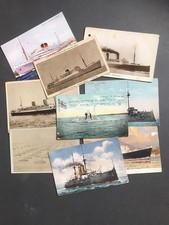Job Lot Vintage Postcards Ships Union Castle Asturias HMS Good Hope Spithead