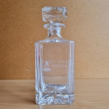 Vintage Cut Crystal Square