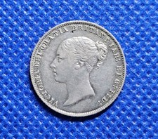 1867 Sixpence Victoria British