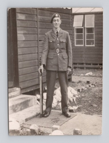 Old photo man military - photo,