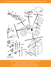 YAMAHA Clamp, 90464-05188 OEM