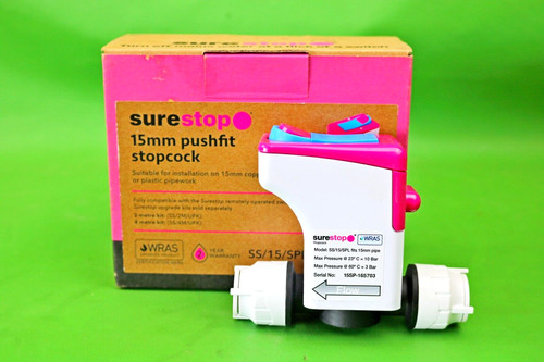 Surestop 15mm copper plastic - surestop, /plastic