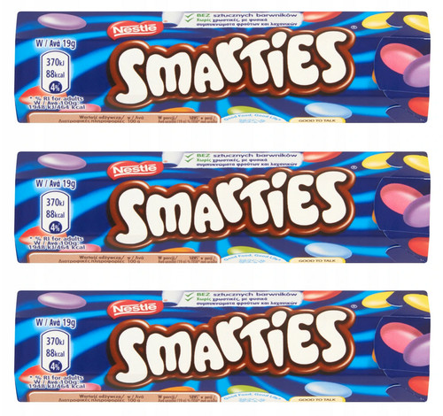Nestle smarties 3x38g - nestle,