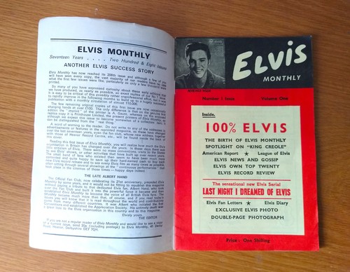 Elvis monthly issue reprint - #1,