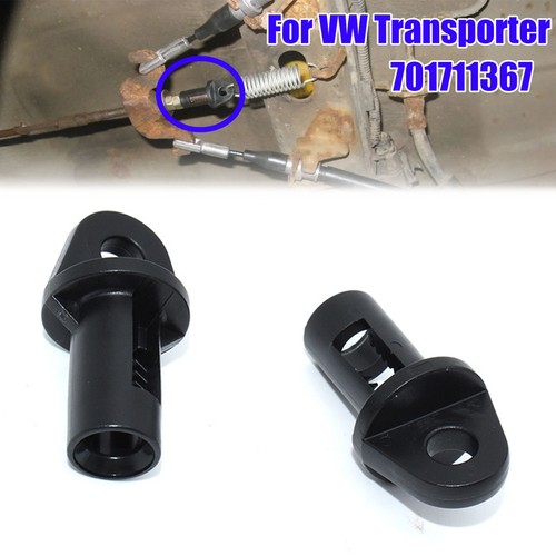 Handbrake cable spring clip - 2x,