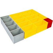 Sortimo iB 72 Tray 15-Piece with Dividers A3 B3 I3 Boxes