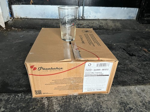 Thatchers pint glasses - 12,
