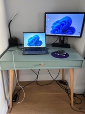 Stylish Green-Grey Desk for
