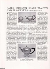 LATER AMERICAN SILVER TEA-POTS