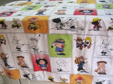 MAFALDA QUINO ARGENTINA COMIC DUVET COVER + P/CASE FABRIC CRAFT NOSTALGIA RARE