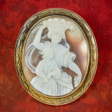 ANTIQUE VICTORIAN SHELL CAMEO