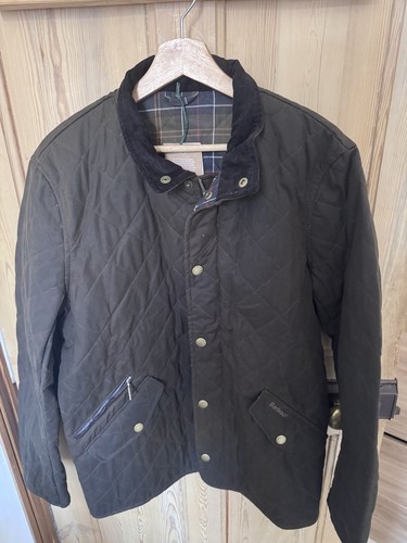 Barbour men wax quilted - barbour,