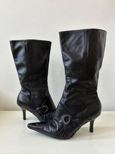 Vintage Faith Black Leather