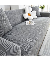 Textured Sofa Cover Stretch