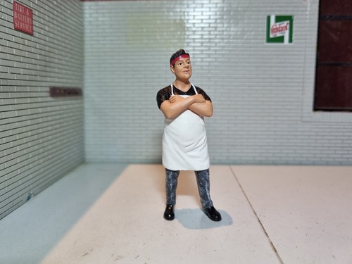 Figure man food truck chef - figure,