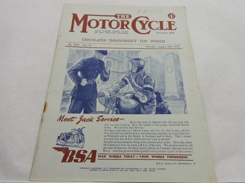 August 12th 1943 - the, motor