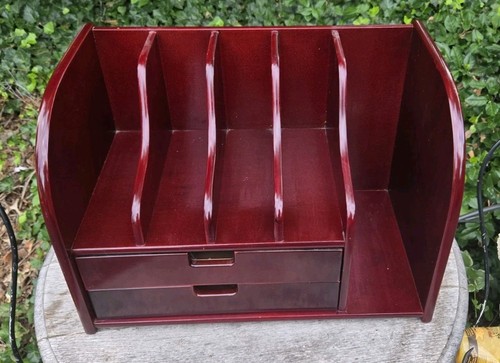 Mahogany secretary hutch desk - mahogany, hutch~desk
