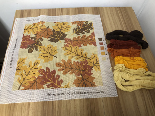 Deighton needleworks cushion - deighton,