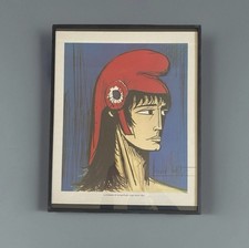 Bernard Buffet Marianne Poster Framed Under Glass