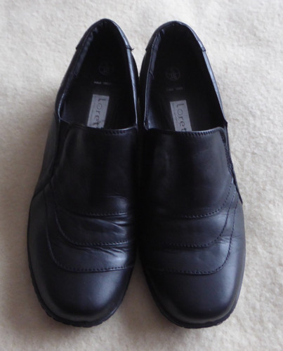 Ladies loretta black leather - ladies,