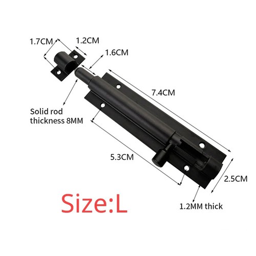 Slide bolt bathroom toilet - slide,