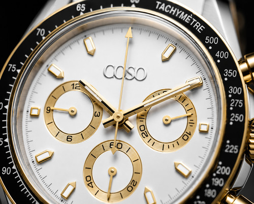 Coso two tone chronograph - coso,