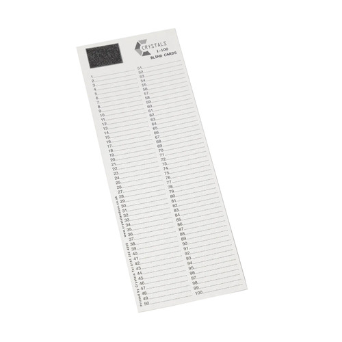 Blind card 100 scratch - -,