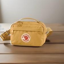 Fjallraven Kanken No. 2 Hip Pack Yellow Zip Pouch Waist Crossbody Bag