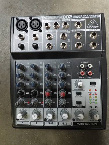 Behringer xenyx 802 compact - xenyx,
