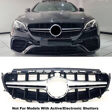 Fits Mercedes E Class W213 S213 E43 E53 2016-2020 Front Grille AMG E63 Style