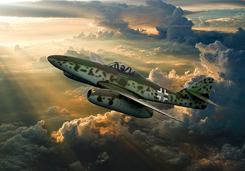 Messerschmitt 262 canvas - messerschmitt,