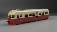 DP Railcar model train body in HO, O and OO scales