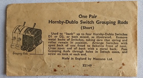 Pair hornby dublo short - pair, hornby-dublo