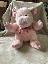 Large Plush Pig Teddy. Great Condition Smells A Little Musty From Storage