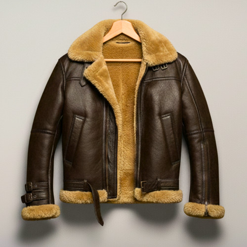 Mens sheepskin shearling - b-3,