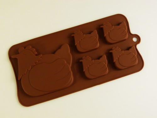 Chicken hen silicone mould - hen,