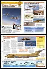 Victor (Tanker) #165 Warplanes 1950-70s Aircraft Of The World Fold-Out Card