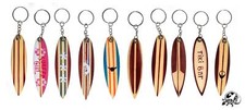 KEYRING WOODEN SURFBOARD KEY