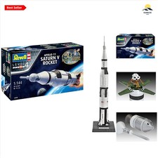 Plastic Model Kit Unassembled Saturn V Rocket 1:144 Scale for Adults & Kids