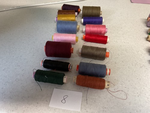 Assoted sewing threads - threads, in