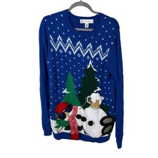 Jolly Sweaters Novelty Snowman