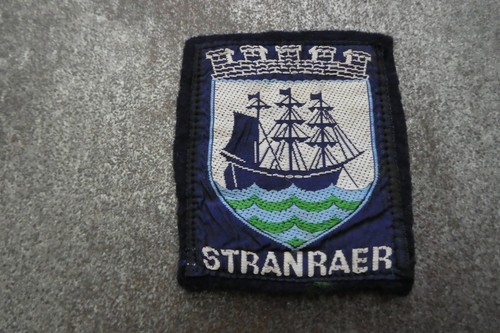 Stranraer woven cloth patch - stranraer,