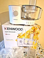 Kenwood FP120 Compact Food Processor 1.4L Bowl Blender Chopping Blade 400W White