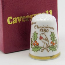 CAVERSWALL THIMBLE 'CHRISTMAS