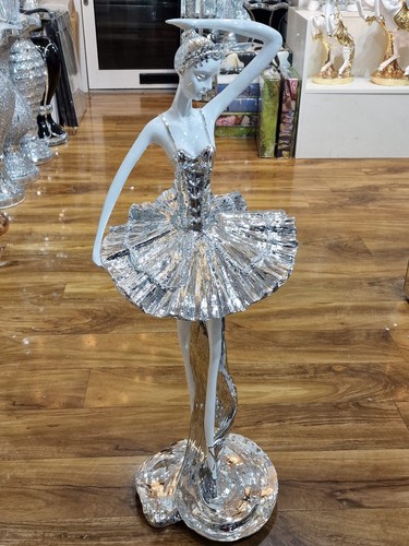 White silver ballet dancer - ballet,