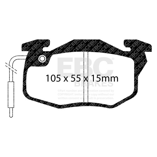 Ebc dp545 brake pad - ebc,