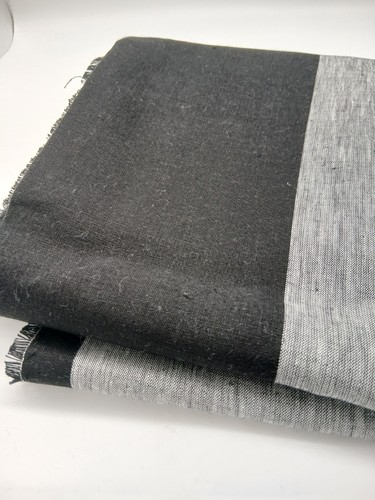 100 irish linen fabric black - 100%,
