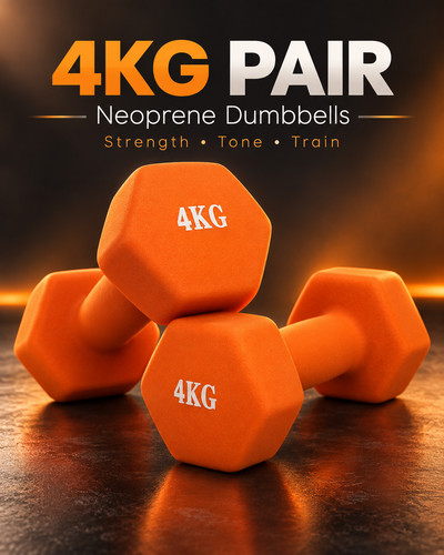 4kg neoprene dumbbell - 4kg,
